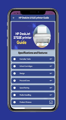 Android application HP DeskJet 2722E printer Guide screenshort