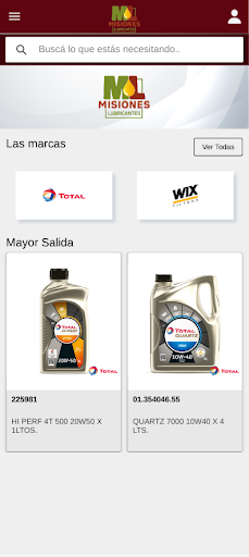Android application Misiones Lubricantes screenshort