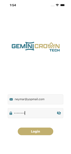 Android application Gemini Crown Tech screenshort