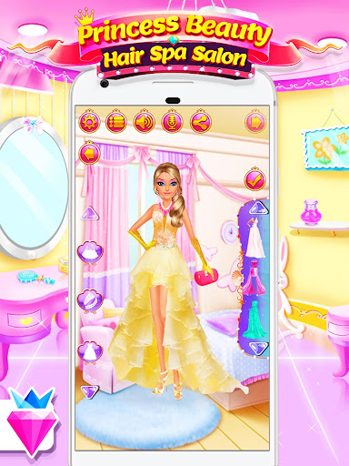 Princess Salon - Dress Up Make