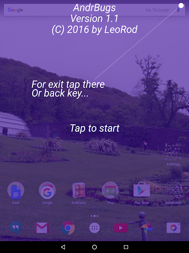 AndrBugs Screen 2