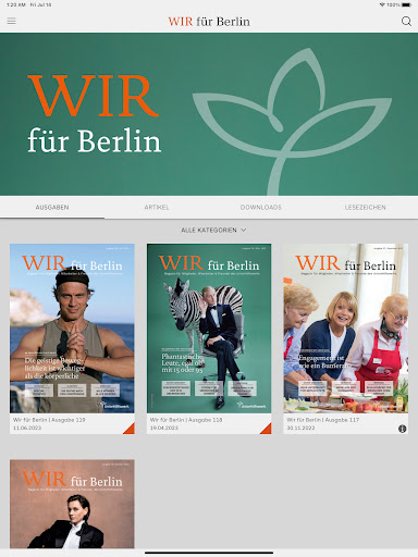 Android application Unionhilfswerk screenshort