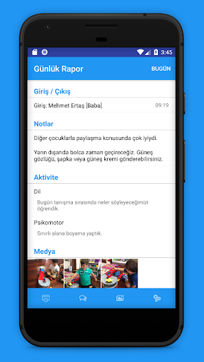 Android application Gymboree Kayseri P.M. screenshort