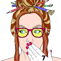 Beauty Color by Number - Girls Coloring Book Pages