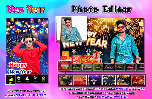 New Year Photo Editor
