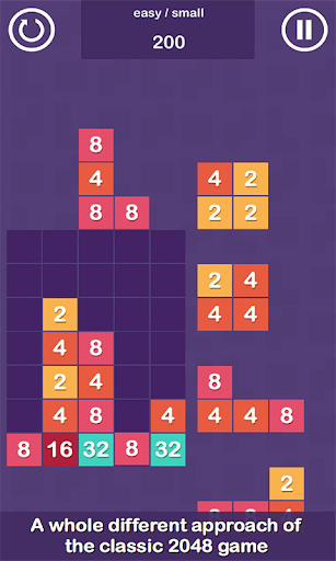 Android application 2048 Tetro screenshort