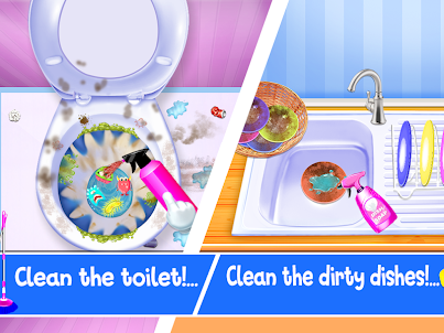 Clean Up - Cleaning Girls Games