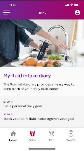 Android application My Ostomy Journey screenshort