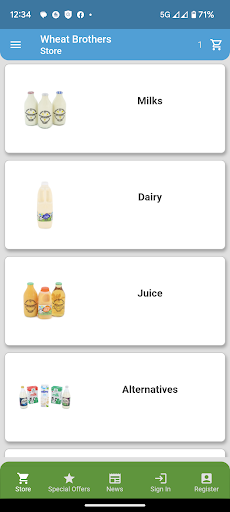Wheat Brothers Dairy App Screen 3