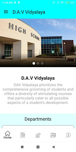 Android application Vidyalaya - School Info App screenshort