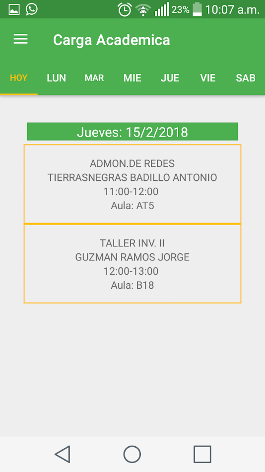 #5. SICEDroid Alumno (Android) 来自: Team CA-DS