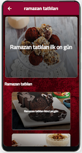 ramazan tatlıları