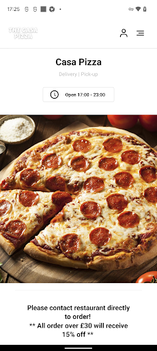 Android application Casa Pizza Greetland screenshort
