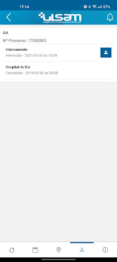 Android application MyULSAM screenshort