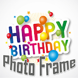 Free Happy Birthday Poto Frame icon