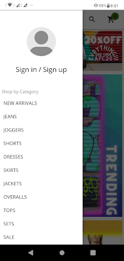 Almost Famous Clothing Screen 2