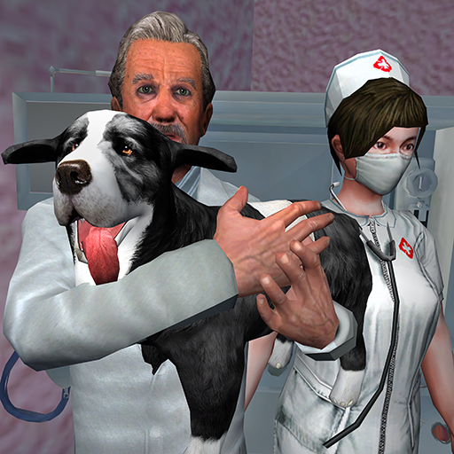 Animal Hospital Pet Life 3D logo