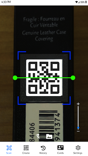 Android application QR Scanner: Barcode Scanner screenshort