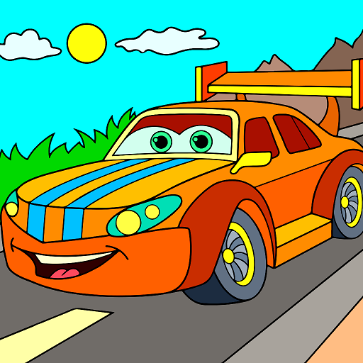 Cars Color By Number For Kids 2.0 Icon