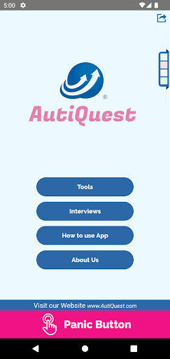 Android application Interview Tips Autism Focused screenshort