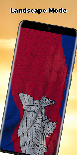 Cambodia Flag Live Wallpaper Screen 3