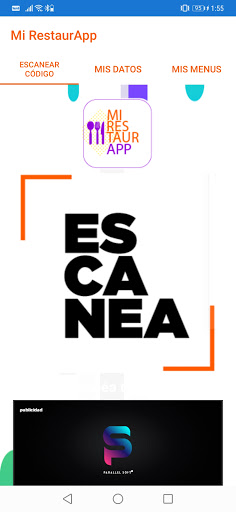 Android application Mi RestaurApp screenshort