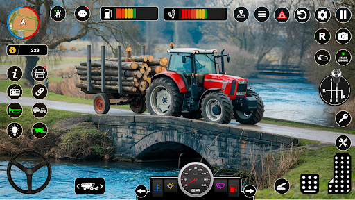 Farm Tractor Farming Game 3D