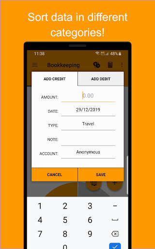 Bookkeeper: Track Your Finance Screen 3