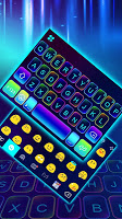 screenshot of Sparkling Neon 3d Keyboard The