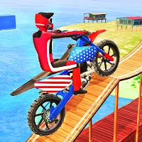 Tricky Stunt Bike Racing Games 3D: New Games 2020