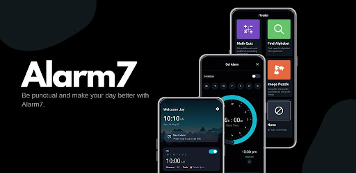 Android application Alarm7 - Never be late screenshort