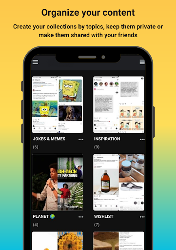 Memento - Content Organizer Screen 2