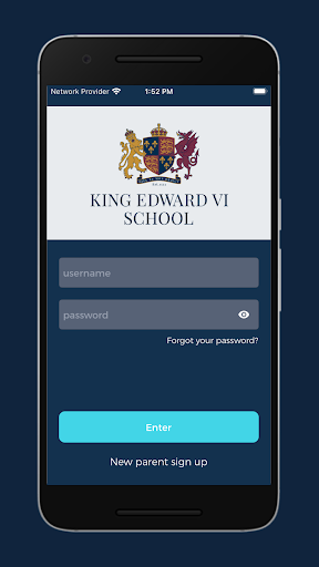 Android application King Edward VI Parent App screenshort