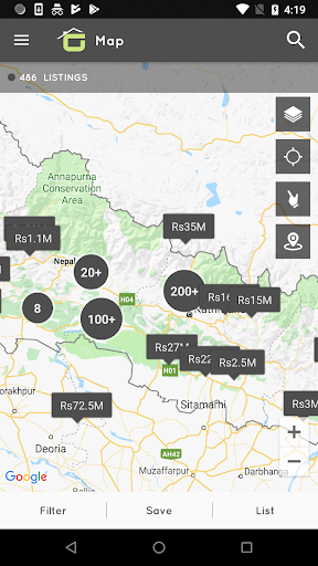Android application Ghar Jagga Nepal screenshort