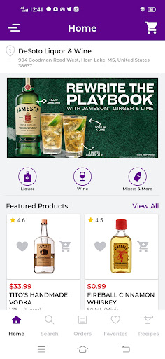 Android application DeSoto Liquor & Wine screenshort
