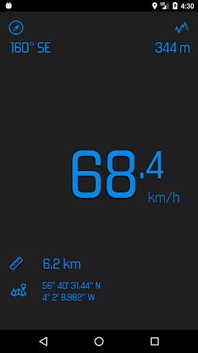 Speedometer GPS digital Screenshot