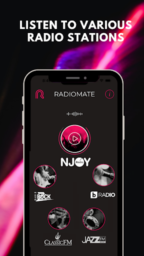 Android application Radiomate screenshort