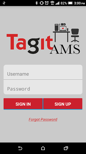 Android application Tagit AMS screenshort