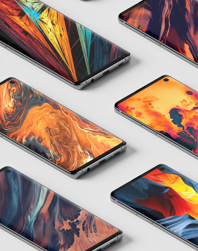 Android application Abstract Wallpaper screenshort