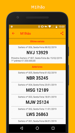 Totoloto, Euromilhões Lotarias Screen 3