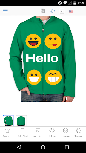 Jacket Designer Screen 3