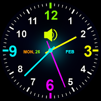 Часы Неоновые голосовые часы