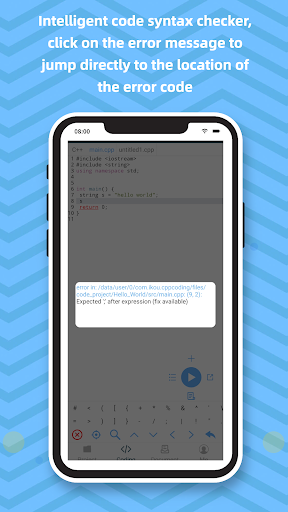 CppCoder - C++ compiler & IDE Screen 3