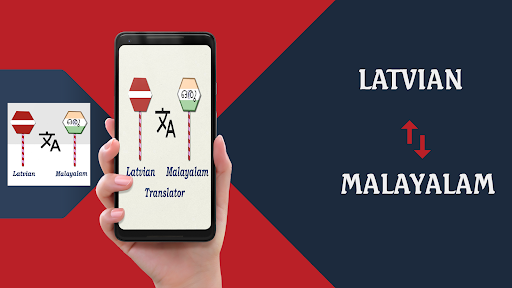 Android application Latvian Malayalam Translator screenshort