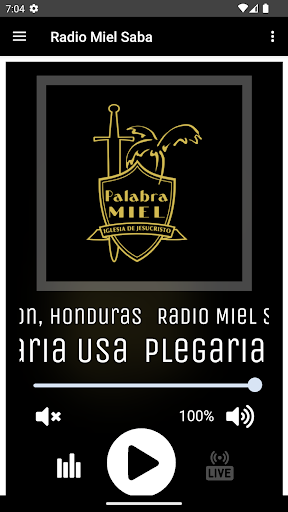 Android application Radio Miel Saba screenshort