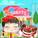 Monica's bakery - match games, match memory puzzle icon