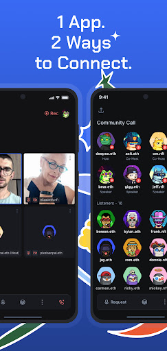 Android application Huddle01: Meet. Talk. Hang Out screenshort
