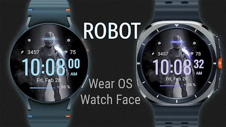 Robot Watch Face - Screenshot Image