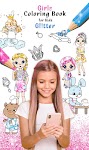 screenshot of Girls Color Book with Glitter