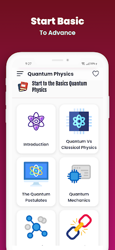 Screenshot of Learn Quantum Physics